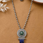 Neelam Necklace 925 sterling silver meera jaipur 1