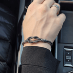 Nirvaan Braided Knot Bracelet - 925 Silver Jewellery Meera Jaipur