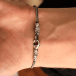 Nirvaan Braided Knot Bracelet - 925 Silver Jewellery Meera Jaipur