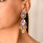 Nitya Silver Earrings 925 sterling silver meera jaipur