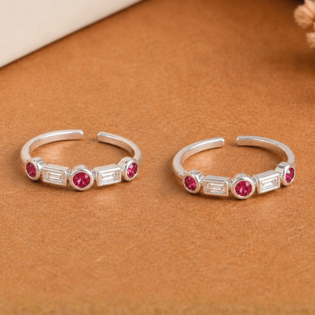 Nitya Toe Ring 925 sterling silver - meera jaipur