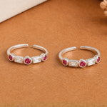 Nitya Toe Ring 925 sterling silver - meera jaipur