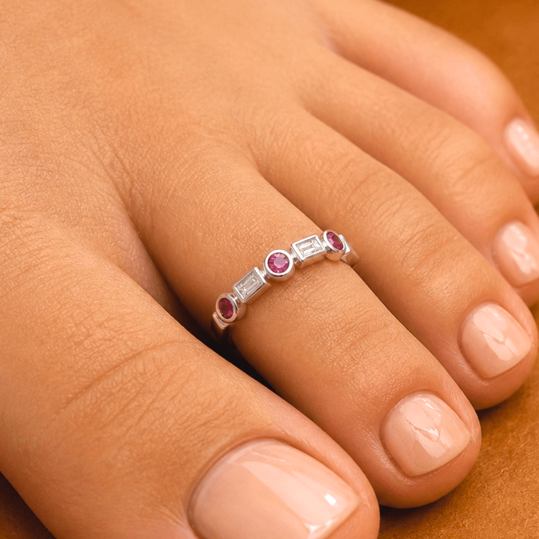 Nitya Toe Ring 925 sterling silver - meera jaipur
