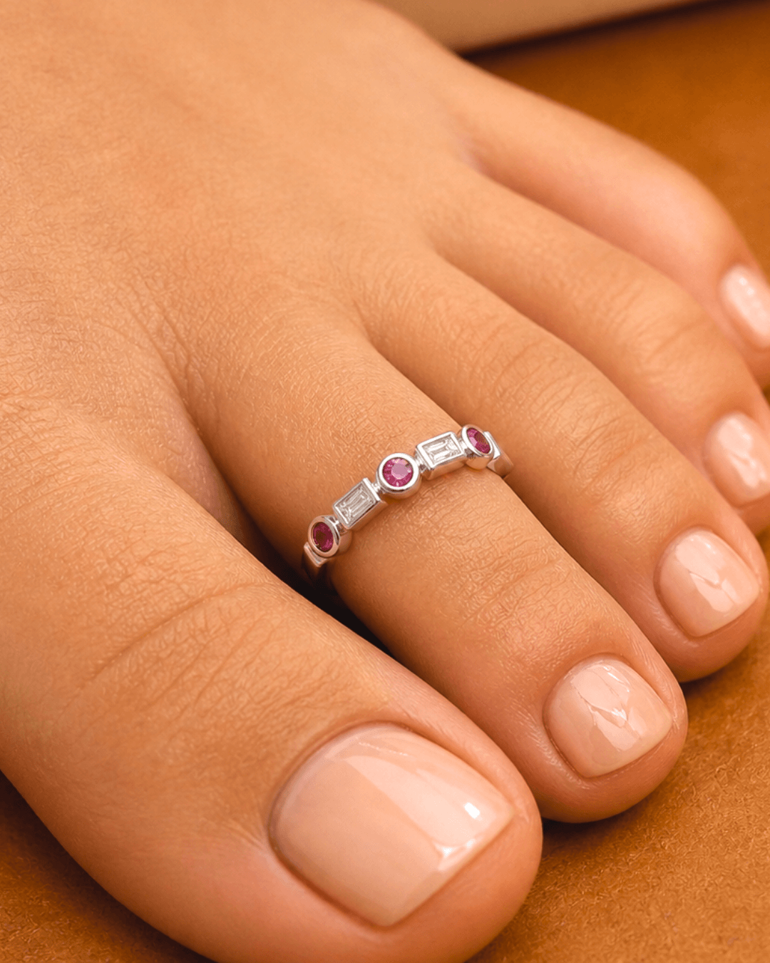 Nitya Toe Ring 925 sterling silver - meera jaipur