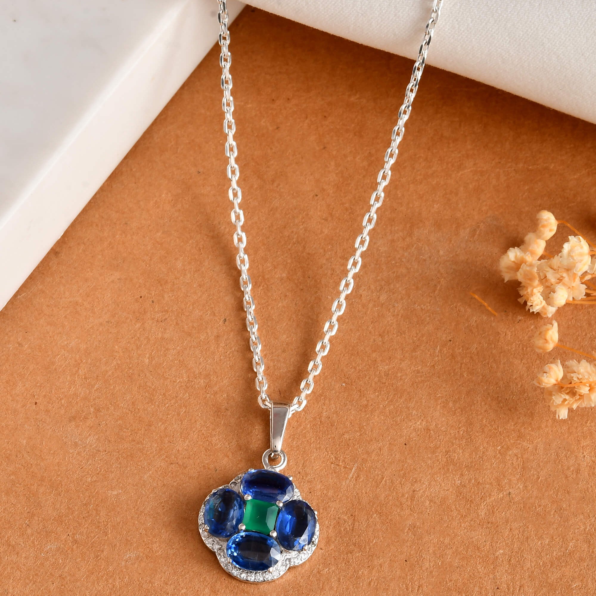 Ocean Crown Pendant - 925 Silver Jewellery Meera Jaipur