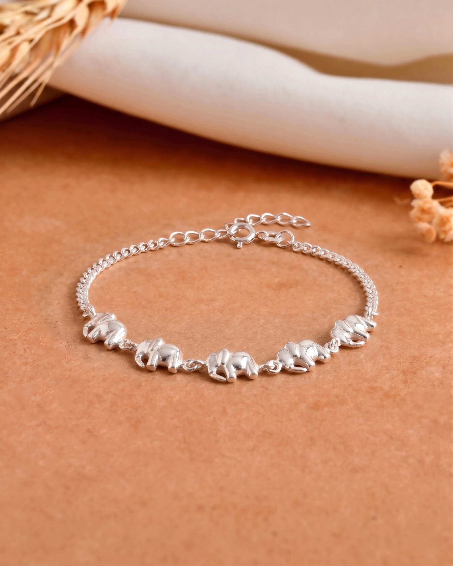 Pihu Silver Baby Anklet 925 sterling silver meera jaipur