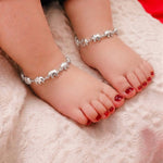 Pihu Silver Baby Anklet 925 sterling silver meera jaipur