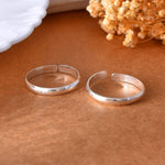 Plain silver Thumb ring - 925 Silver Jewellery Meera Jaipur