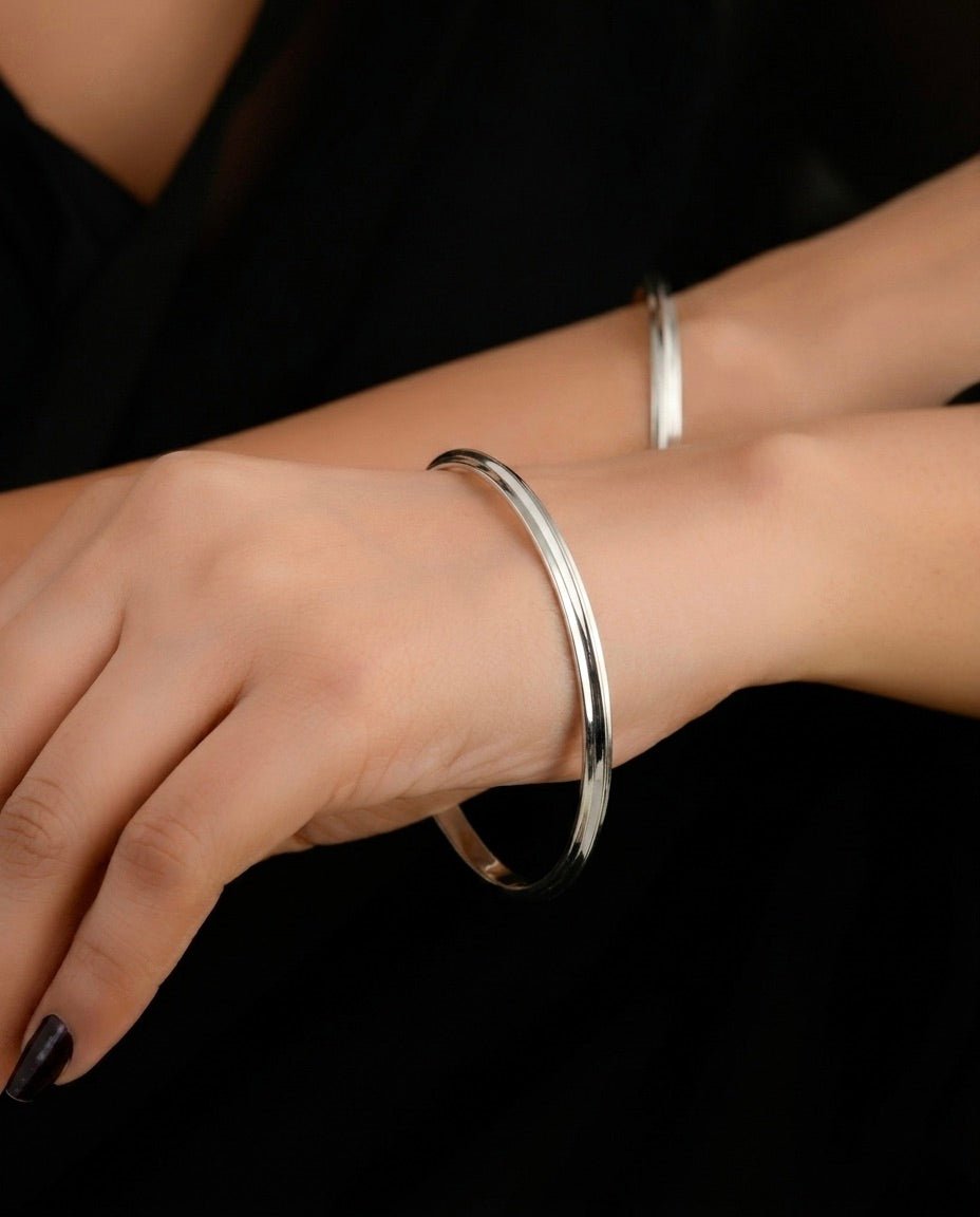 Punjabi Kada - 925 Silver Jewellery Meera Jaipur