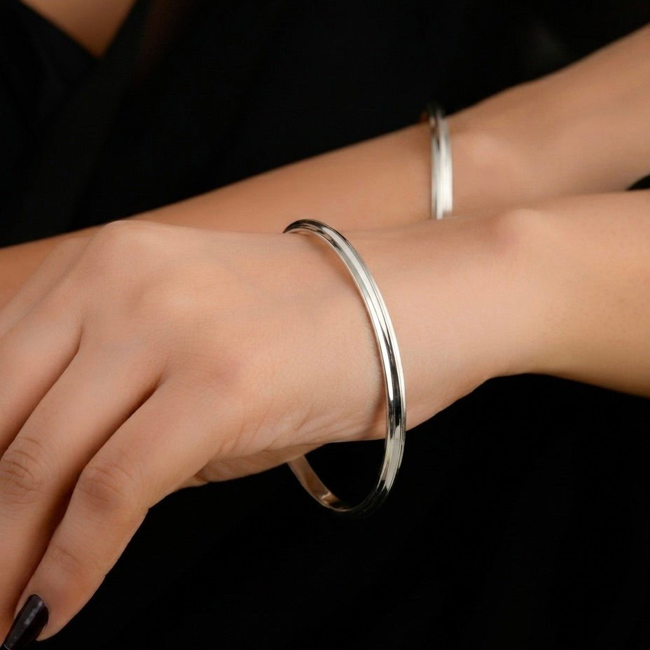 Punjabi Kada - 925 Silver Jewellery Meera Jaipur