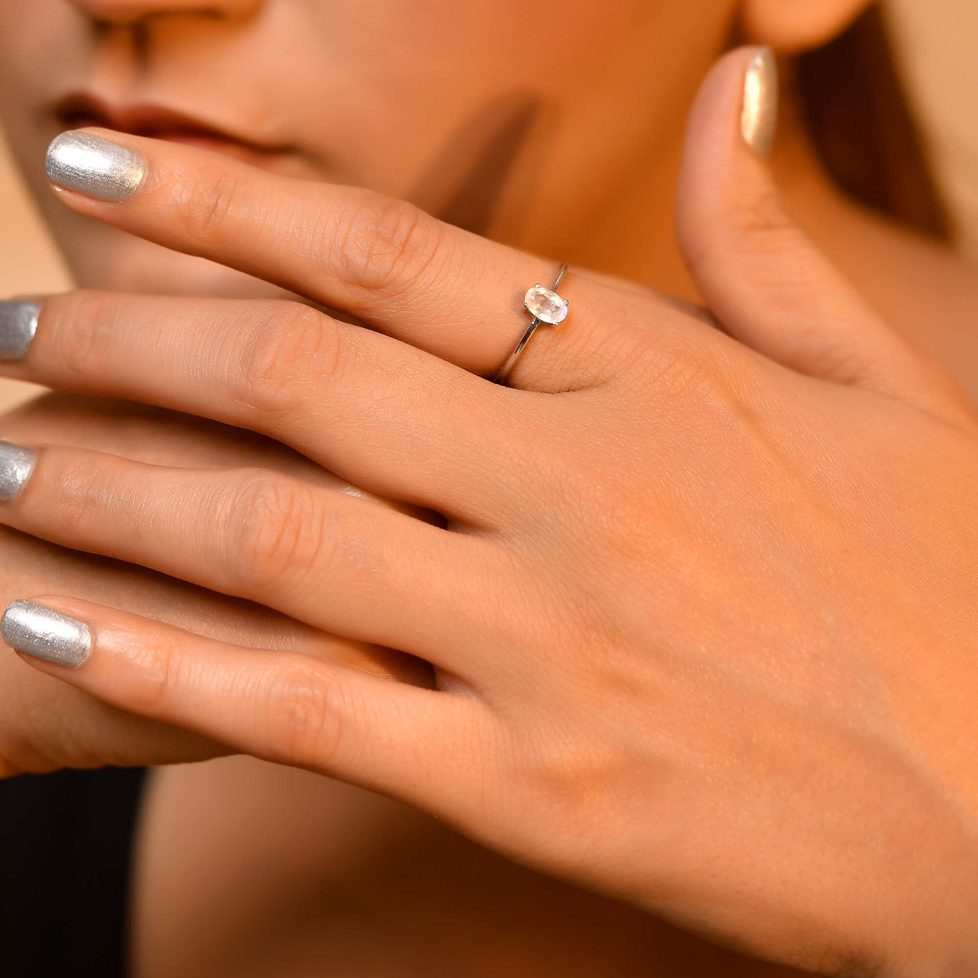 RAINBOW CUT Silver ring - 925 Silver Jewellery Meera Jaipur