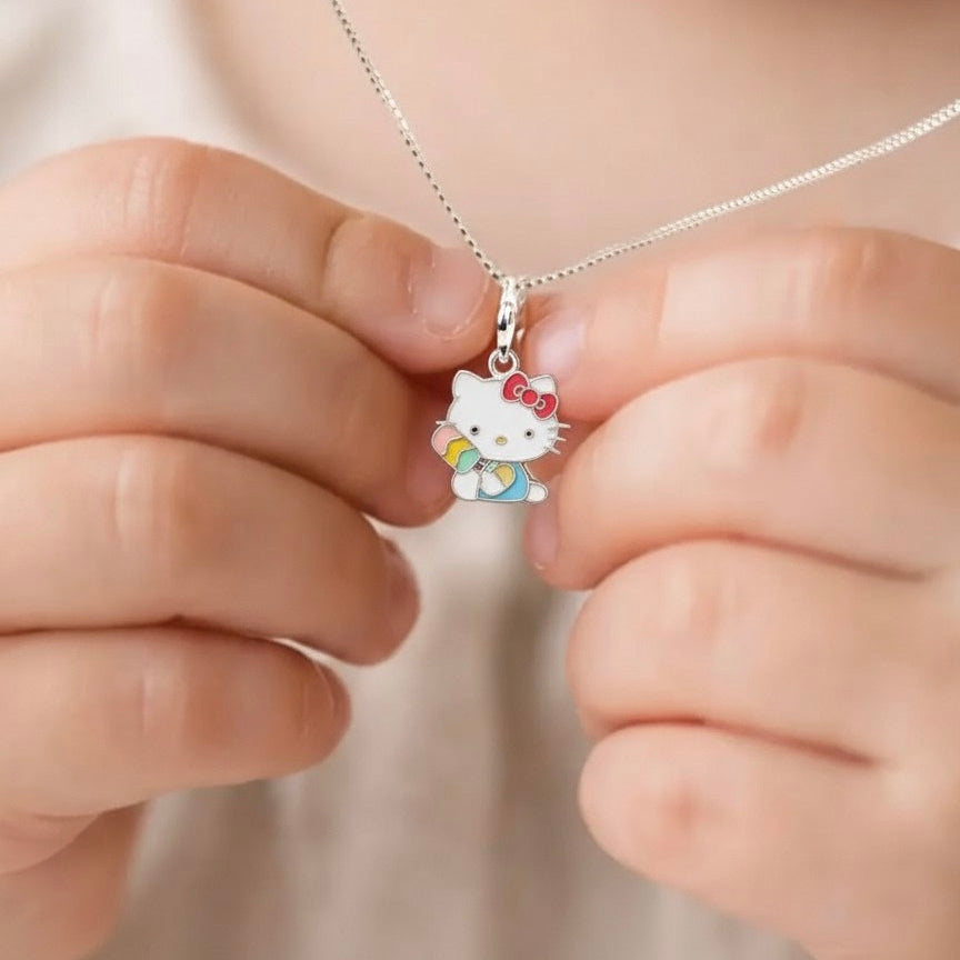 Rainbow Kitty Set 925 sterling silver meera jaipur