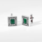 Rami Mens Silver Cuff Link - 925 Silver Jewellery Meera Jaipur