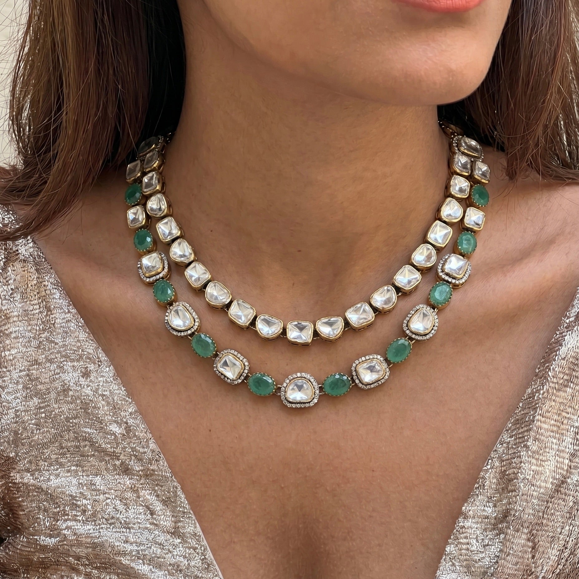 Ratna Silver Necklace 925 sterling silver meera jaipur