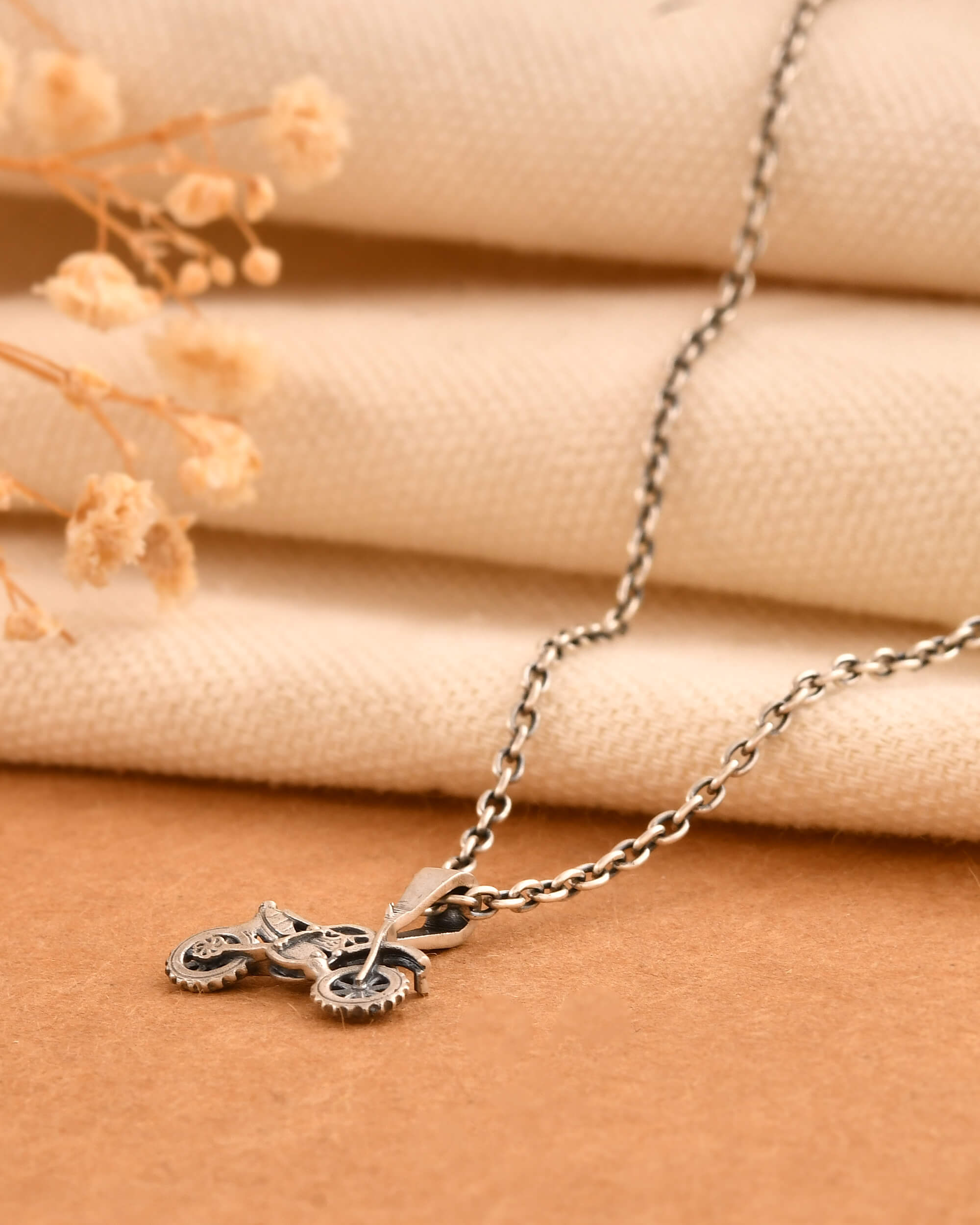 Rider Pendant - 925 Silver Jewellery Meera Jaipur