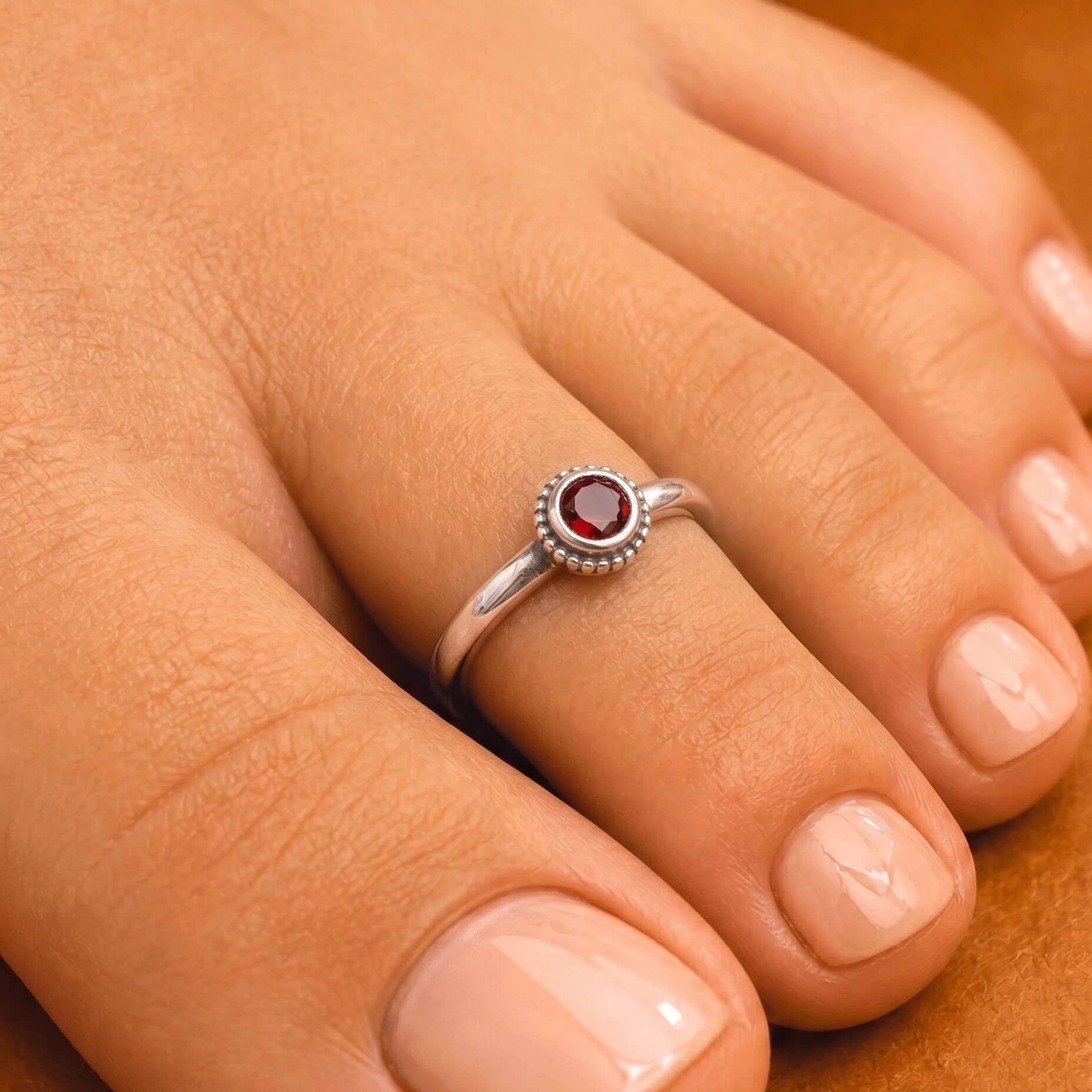 Riya Silver Toe Ring 925 sterling silver meera jaipur