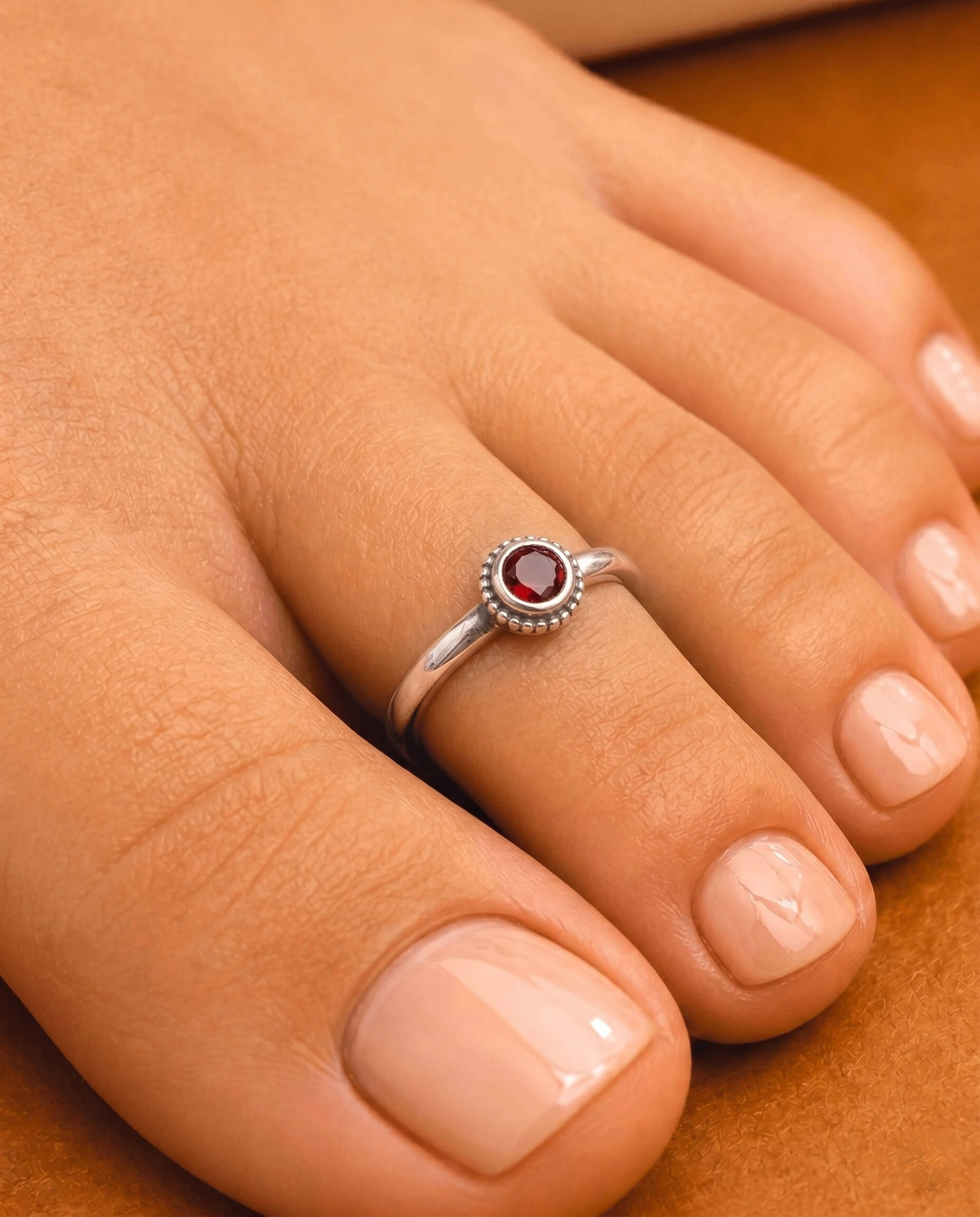 Riya Silver Toe Ring 925 sterling silver meera jaipur