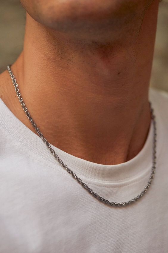 Rope silver chain - 925 Silver Jewellery Meera Jaipur