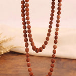 Rudraksha beads Jap Mala - Real Rudraksha 925 sterling silver meera jaipur