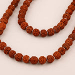 Rudraksha beads Jap Mala - Real Rudraksha 925 sterling silver meera jaipur