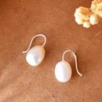 Pearl silver studs - 925 Silver Jewellery Meera Jaipur