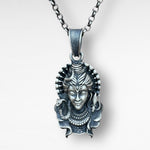 Shiv ji Face Pendant - 925 Silver Jewellery Meera Jaipur