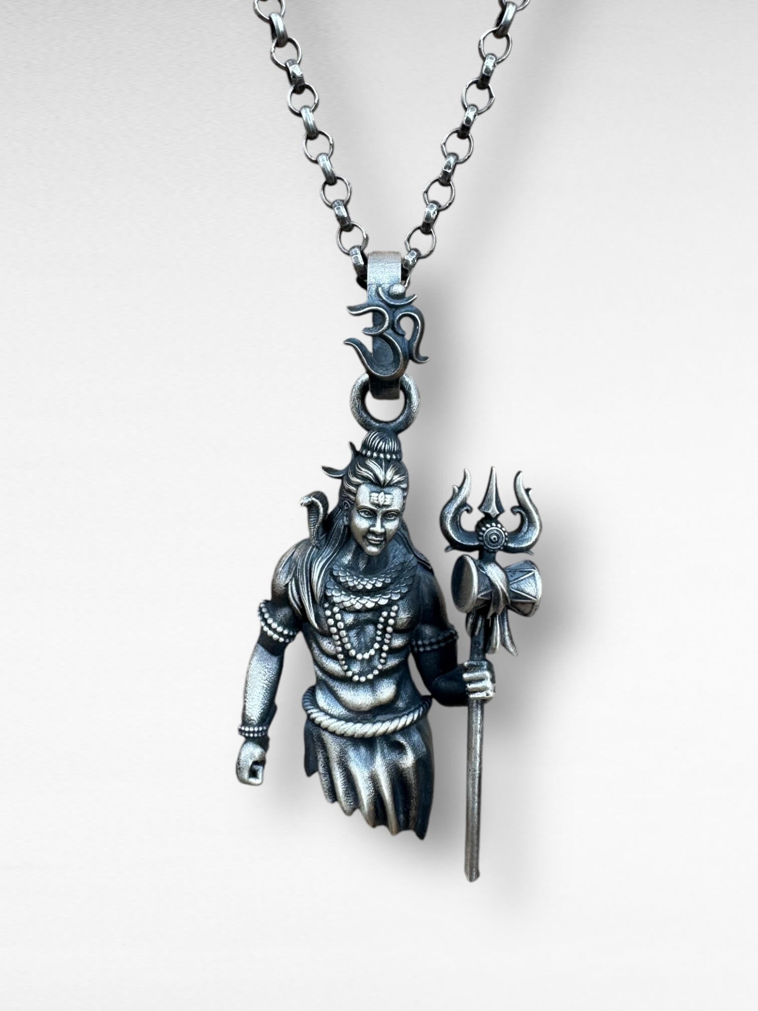Shiv ji Pendant - 925 Silver Jewellery Meera Jaipur