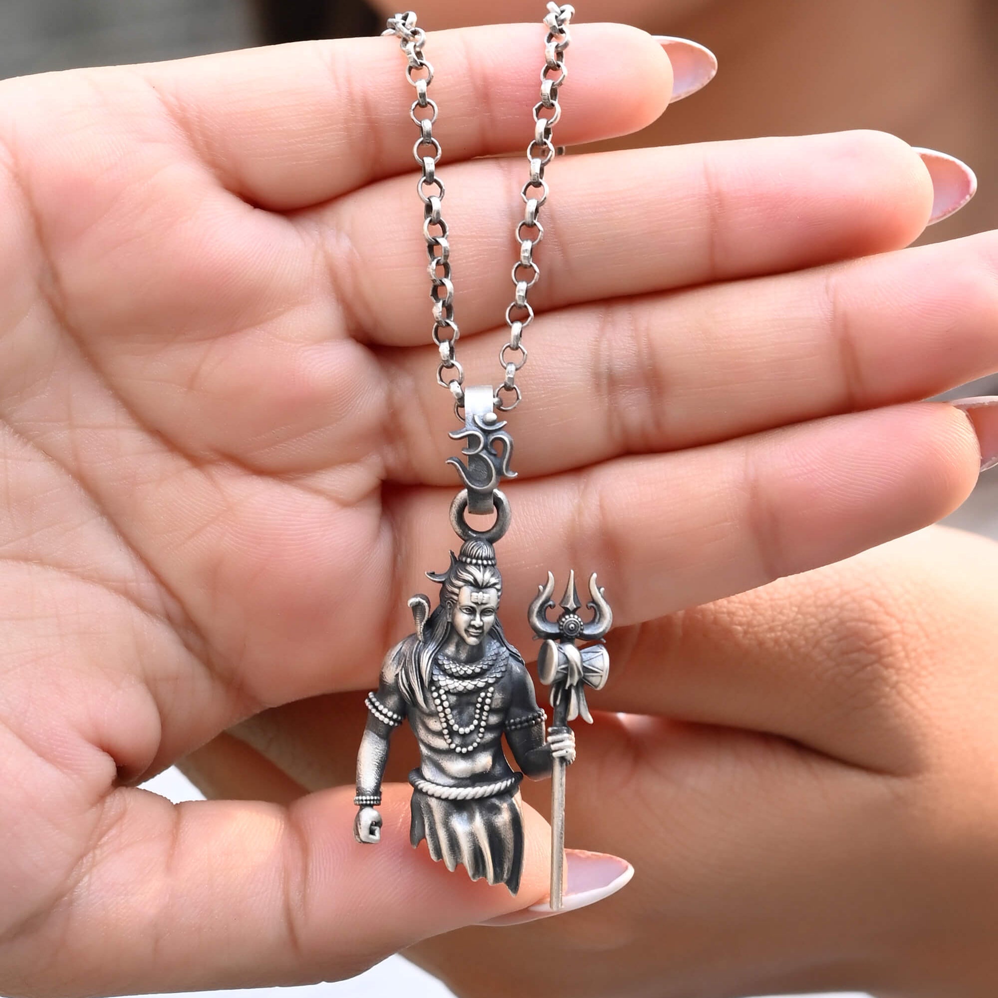 Shiv ji Pendant - 925 Silver Jewellery Meera Jaipur