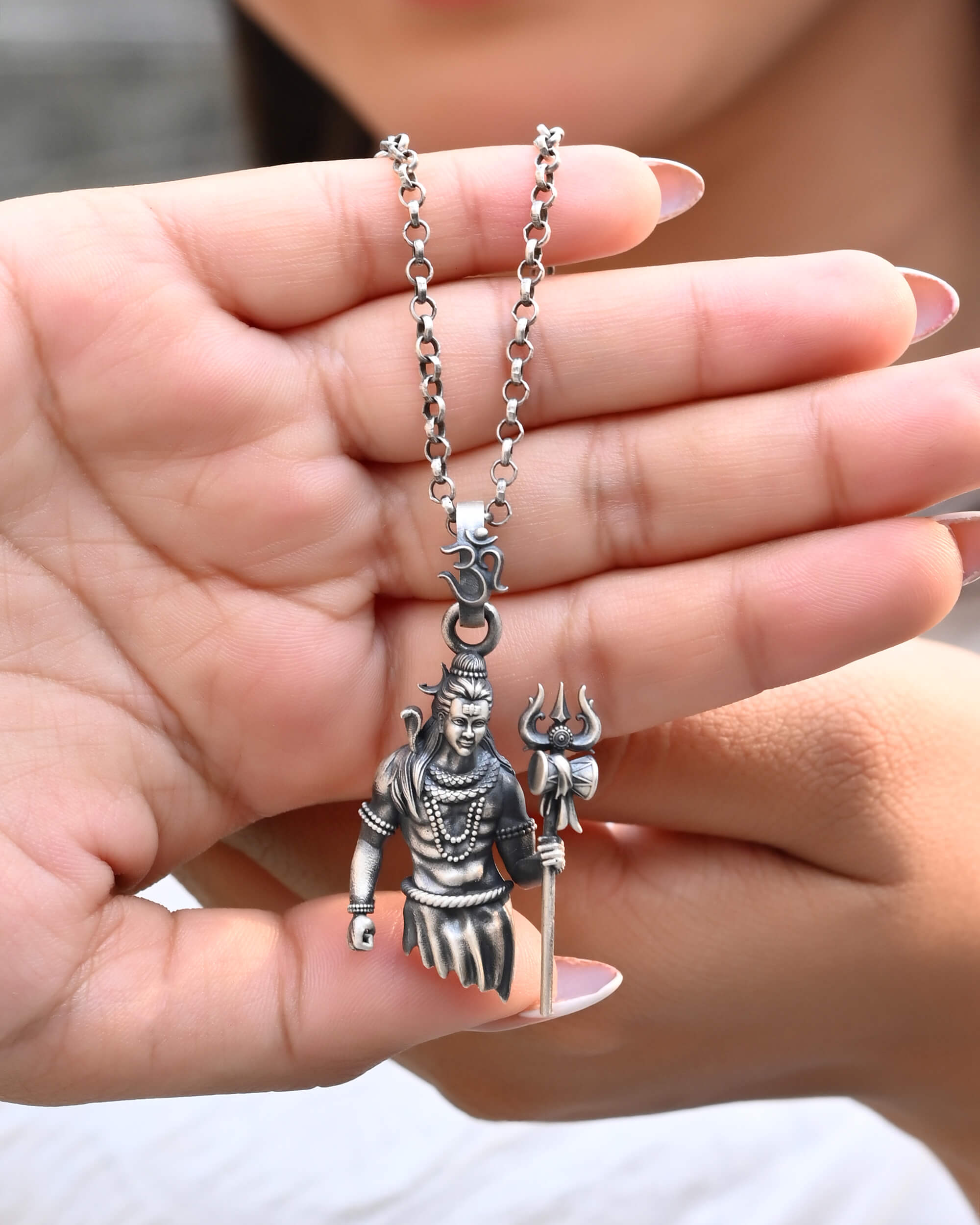 Shiv ji Pendant - 925 Silver Jewellery Meera Jaipur
