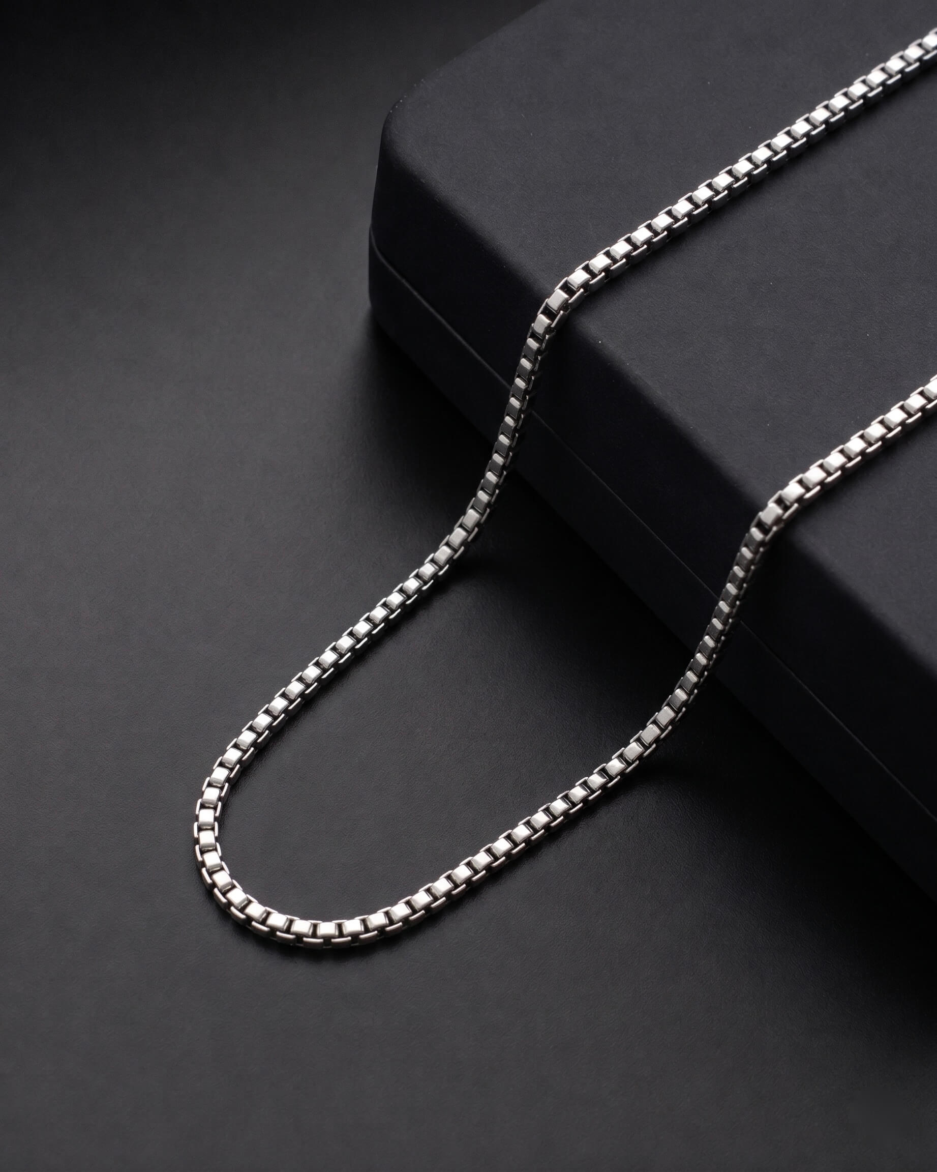 Silver Box Chain 925 sterling silver meera jaipur