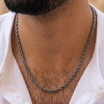 Silver Rope Chain 925 sterling silver meera jaipur