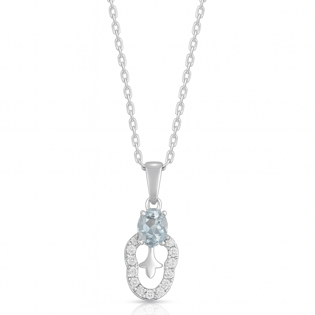 Sky Bloom Pendant - 925 Silver Jewellery Meera Jaipur