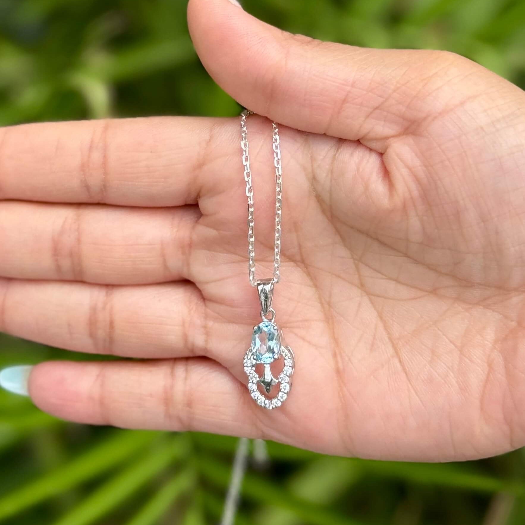 Sky Bloom Pendant - 925 Silver Jewellery Meera Jaipur