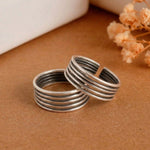 Sleek Toe Ring - 925 Silver Jewellery Meera Jaipur
