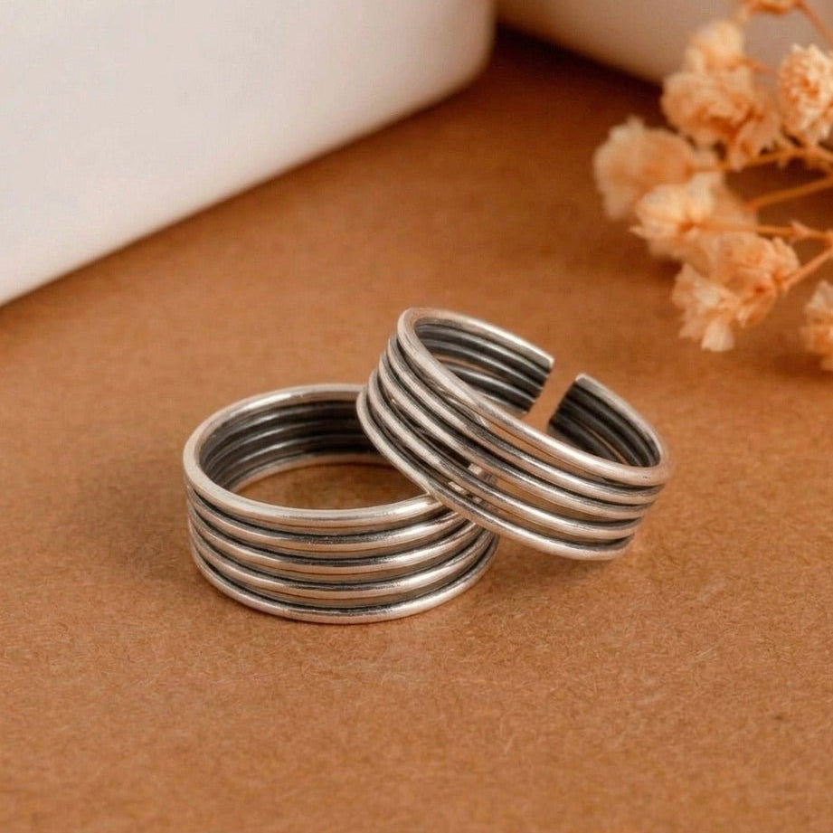 Sleek Toe Ring - 925 Silver Jewellery Meera Jaipur