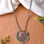 Suraj Necklace 925 sterling silver meera jaipur 1