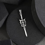 Sword Silver Pendant - 925 Silver Jewellery Meera Jaipur