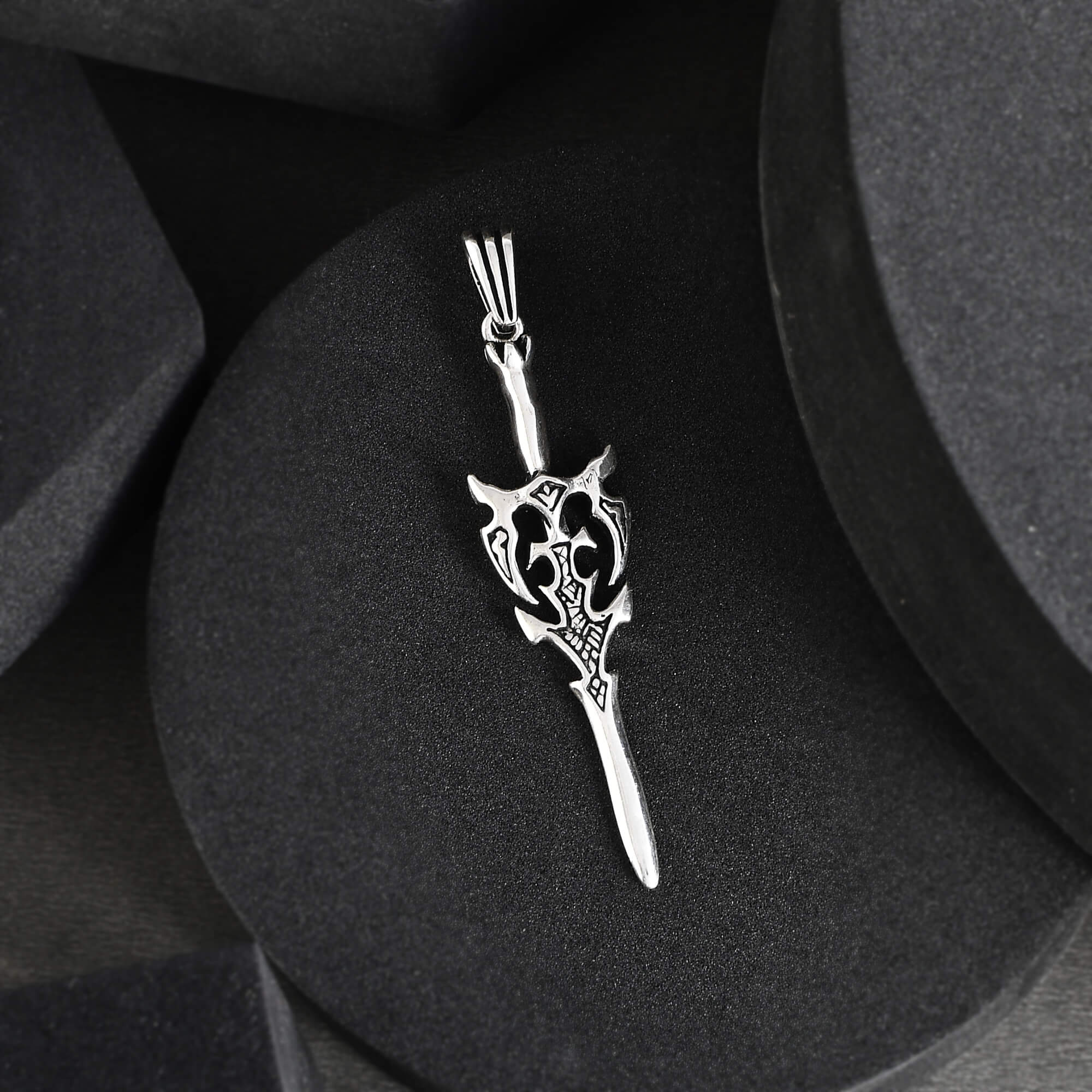 Sword Silver Pendant - 925 Silver Jewellery Meera Jaipur