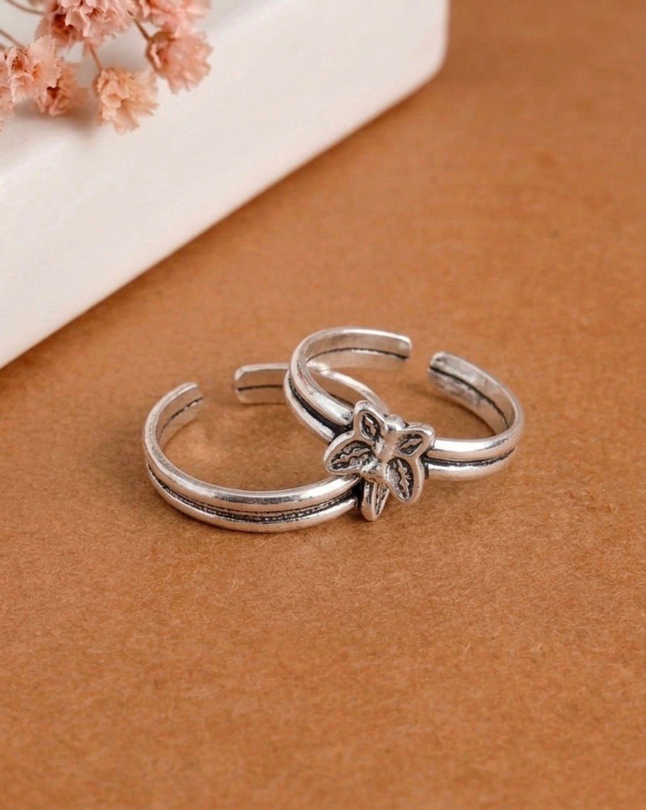 Titli Toe Ring 925 sterling silver - meera jaipur2
