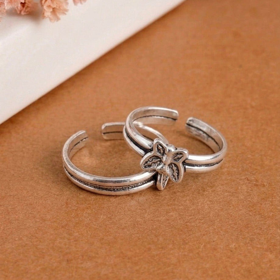 Titli Toe Ring 925 sterling silver - meera jaipur2