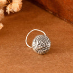 Tribal Face Nose Pin - 925 Silver Jewellery Meera Jaipur