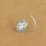 Tribal Face Nose Pin - 925 Silver Jewellery Meera Jaipur