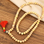 Tulsi Beads Jap Mala - Natural Tulsi 925 sterling silver meera jaipur