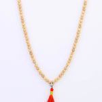 Tulsi Beads Jap Mala - Natural Tulsi 925 sterling silver meera jaipur