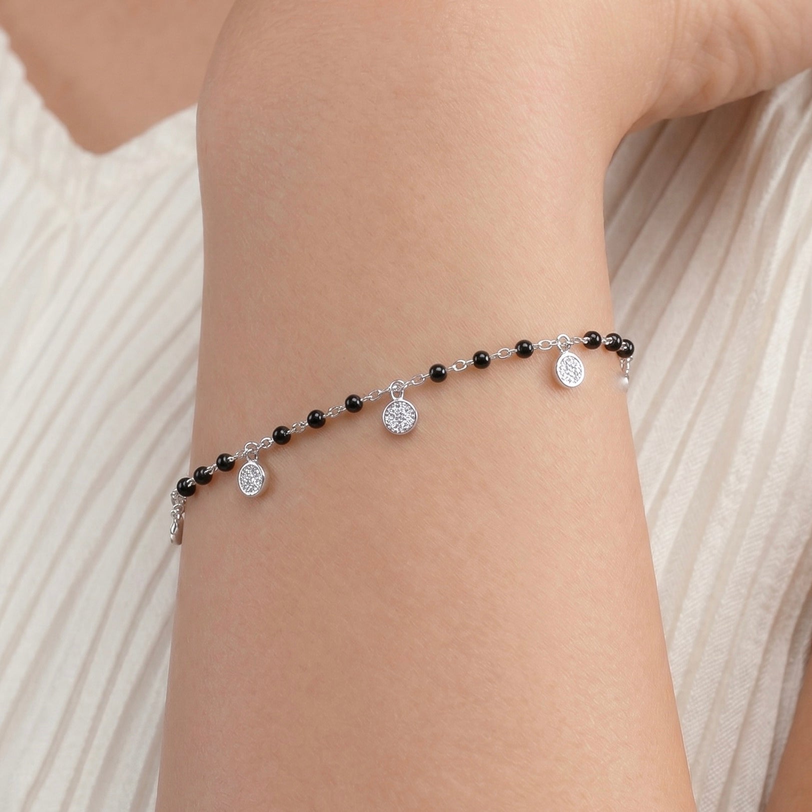 Urmila Silver Hand Mangalsutra  925 sterling silver Meera jaipur