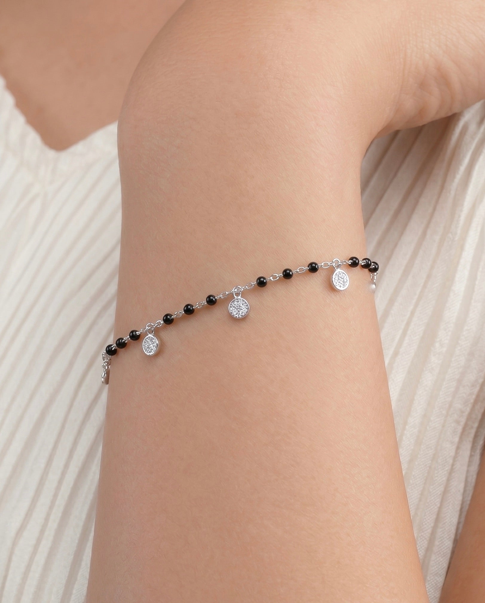 Urmila Silver Hand Mangalsutra  925 sterling silver Meera jaipur