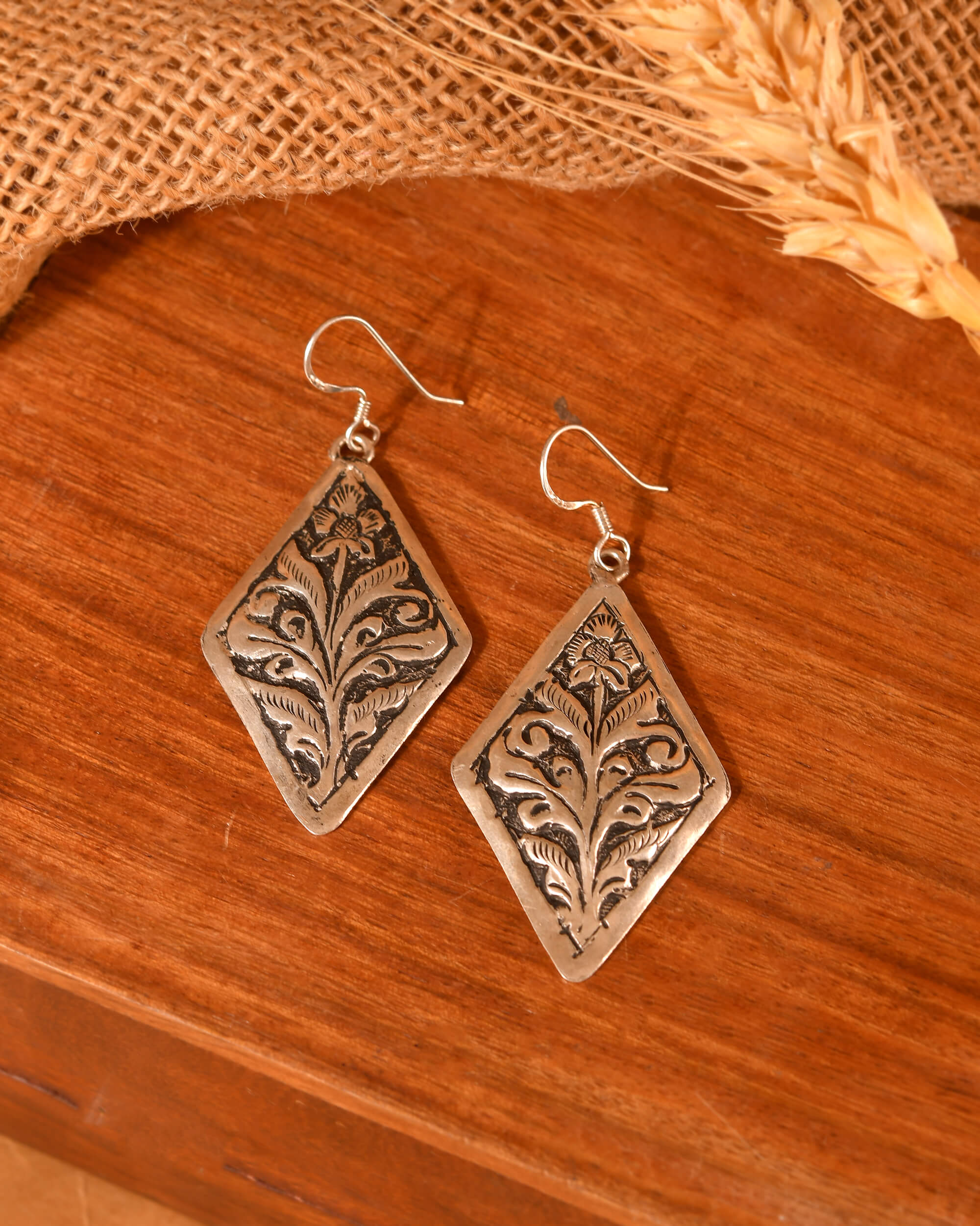 Vaani Silver Earrings 925 sterling silver meera jaipur
