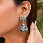 Vadhana Silver Jhumka 928 sterling silver meera jaipur