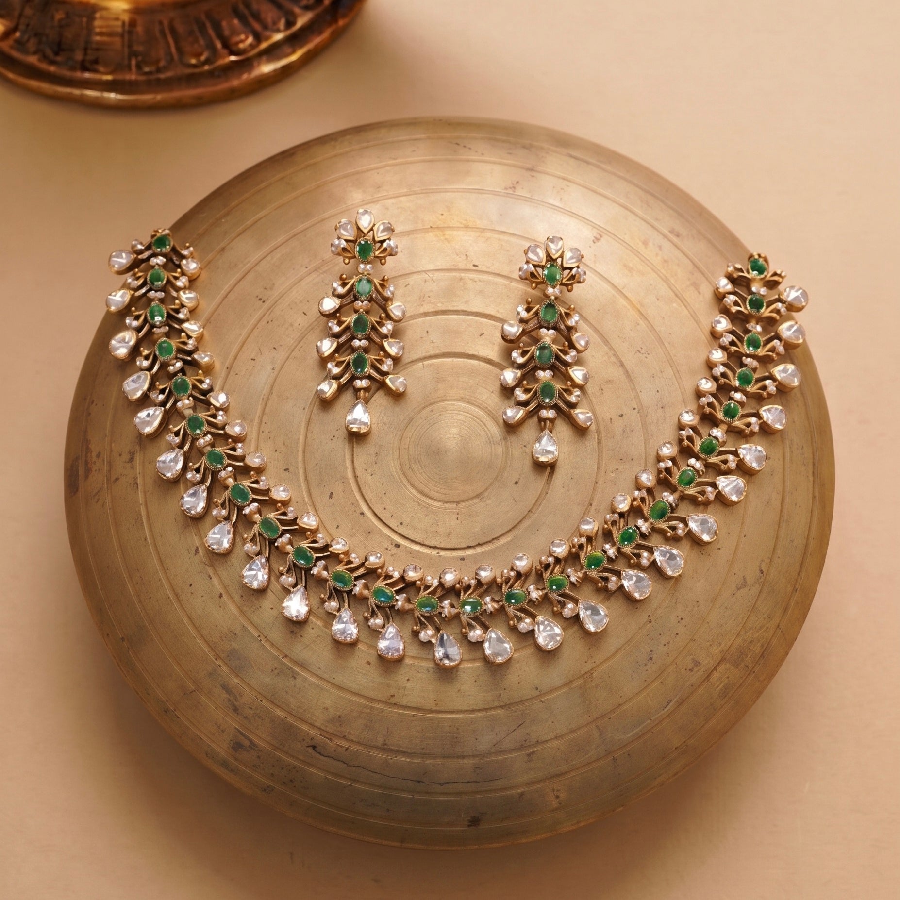 Van Silver Necklace Set 925 sterling silver meera jaipur1