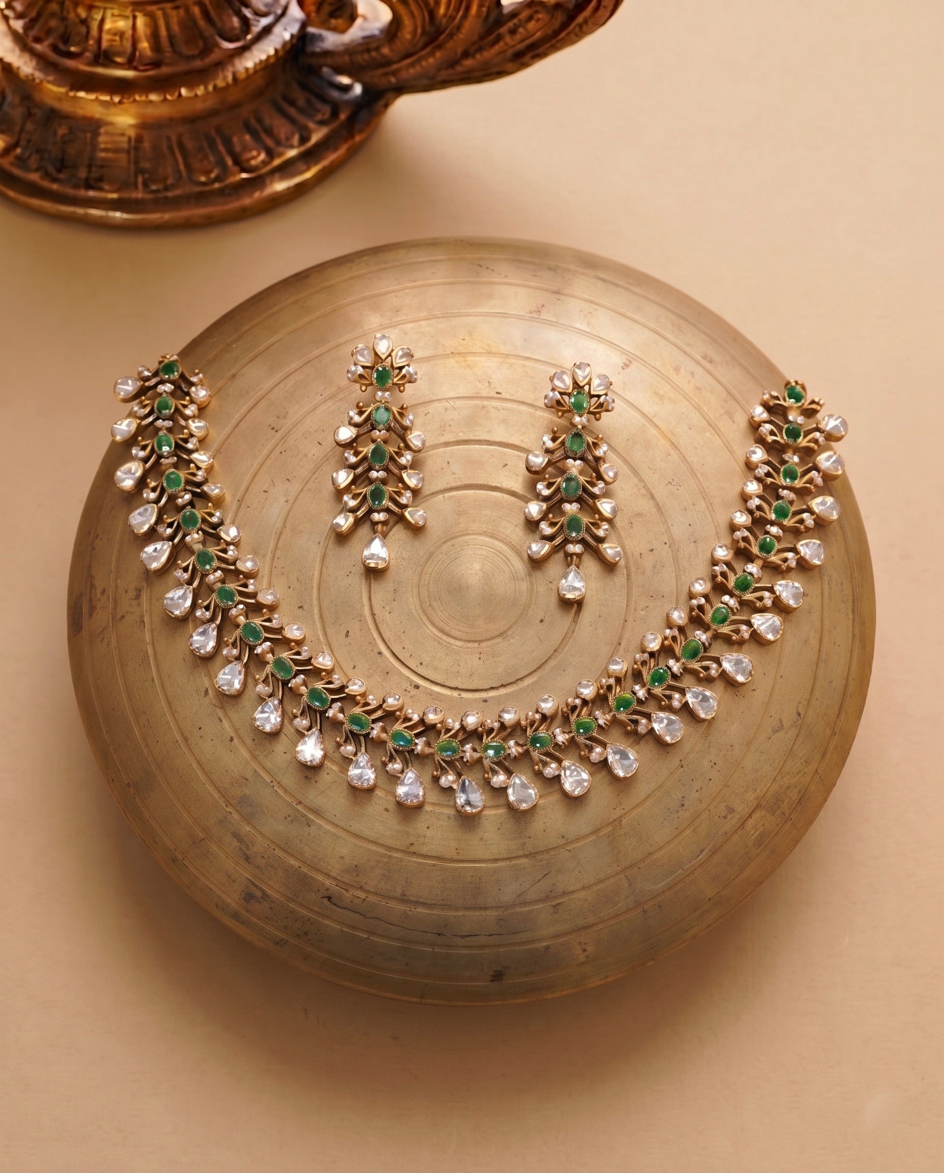 Van Silver Necklace Set 925 sterling silver meera jaipur1
